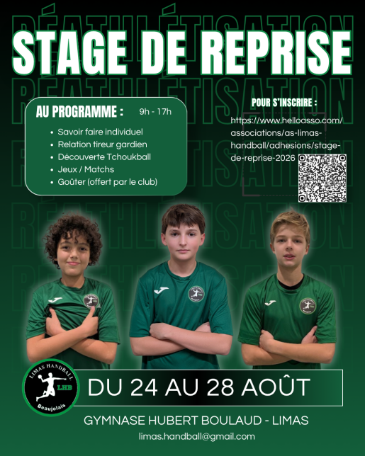 Stage de Reprise, de Réathlétisation